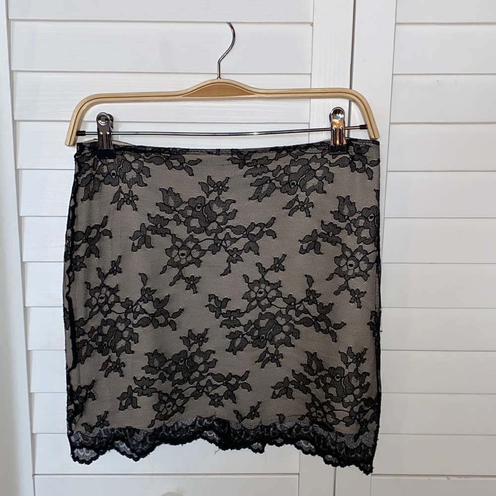 Sexy Lace Mark Wong Nark Mini Skirt